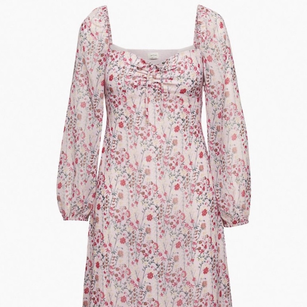 Aritzia Wilfred Jacqueline Floral Midi Dress - Size 14